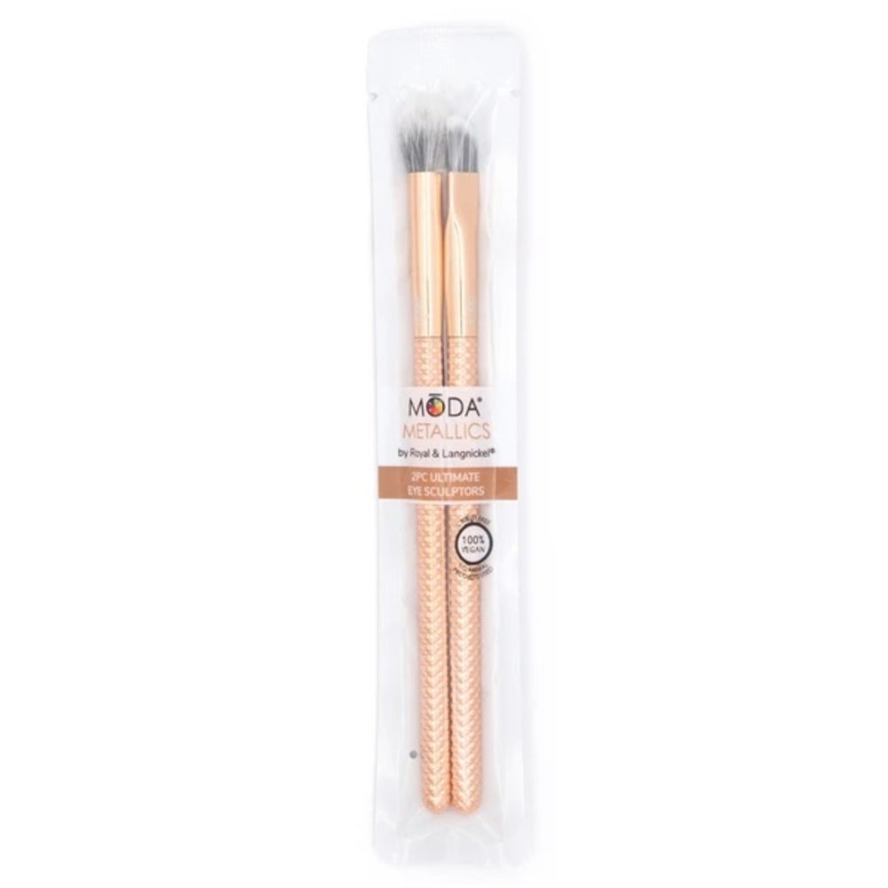 🆕 MODA METALLICS 2 PC EYE SCULPTOR BRUSH SET🆕